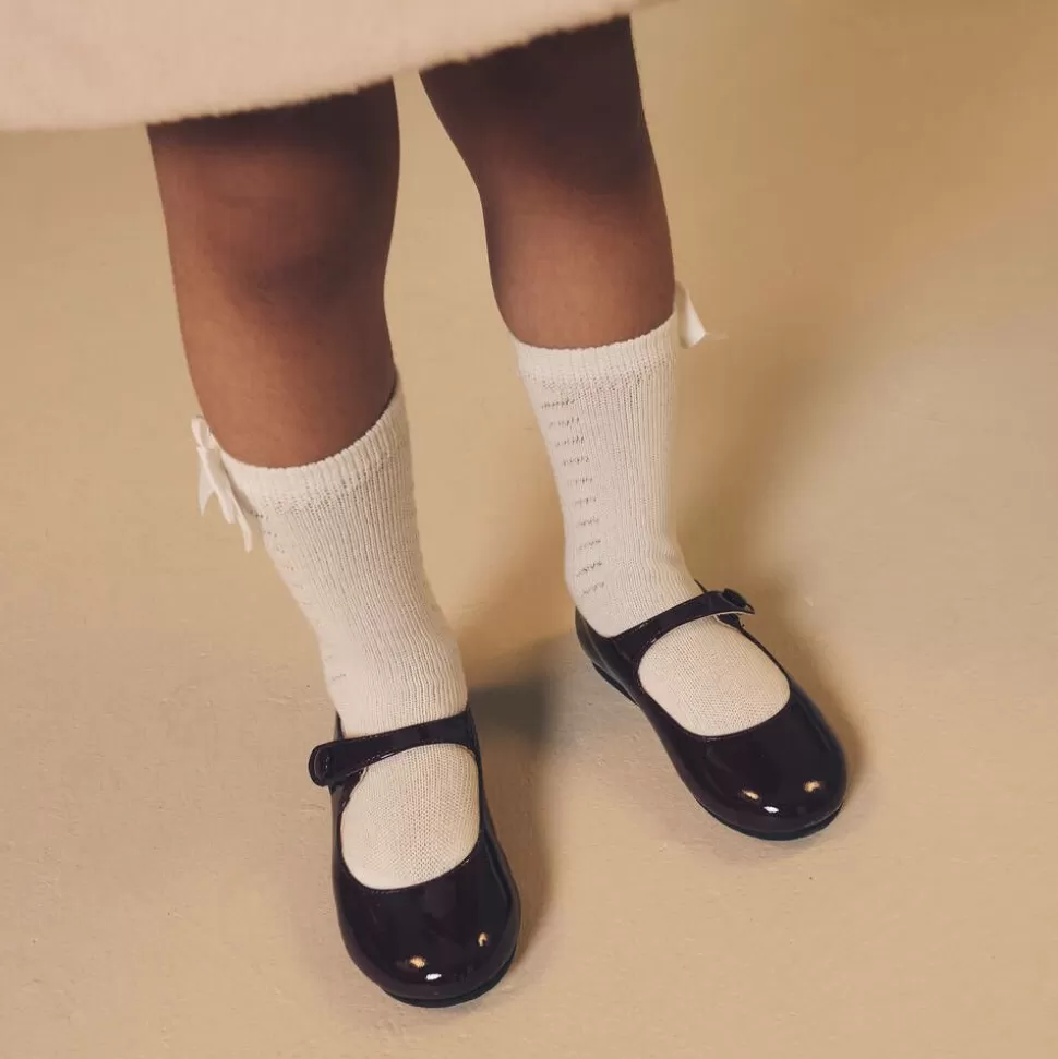 Mayoral Girls Ivory Knitted Socks^ Socks | Socks