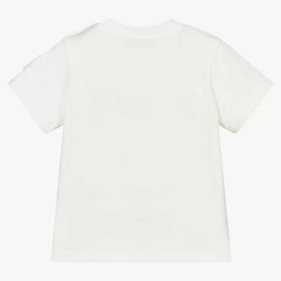Moncler Enfant Girls Ivory Love T-Shirt^ Tops