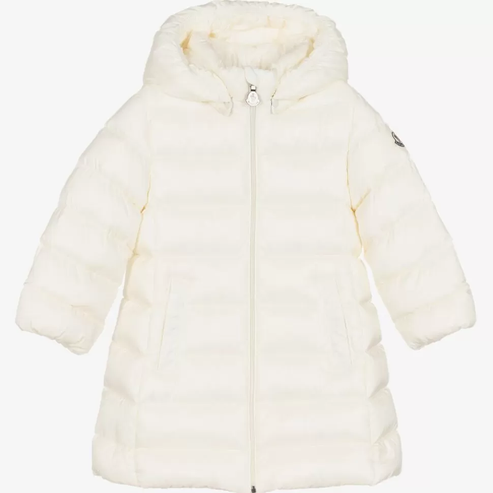 Moncler Enfant Girls Ivory Majeure Down Puffer Coat^ Coats & Jackets
