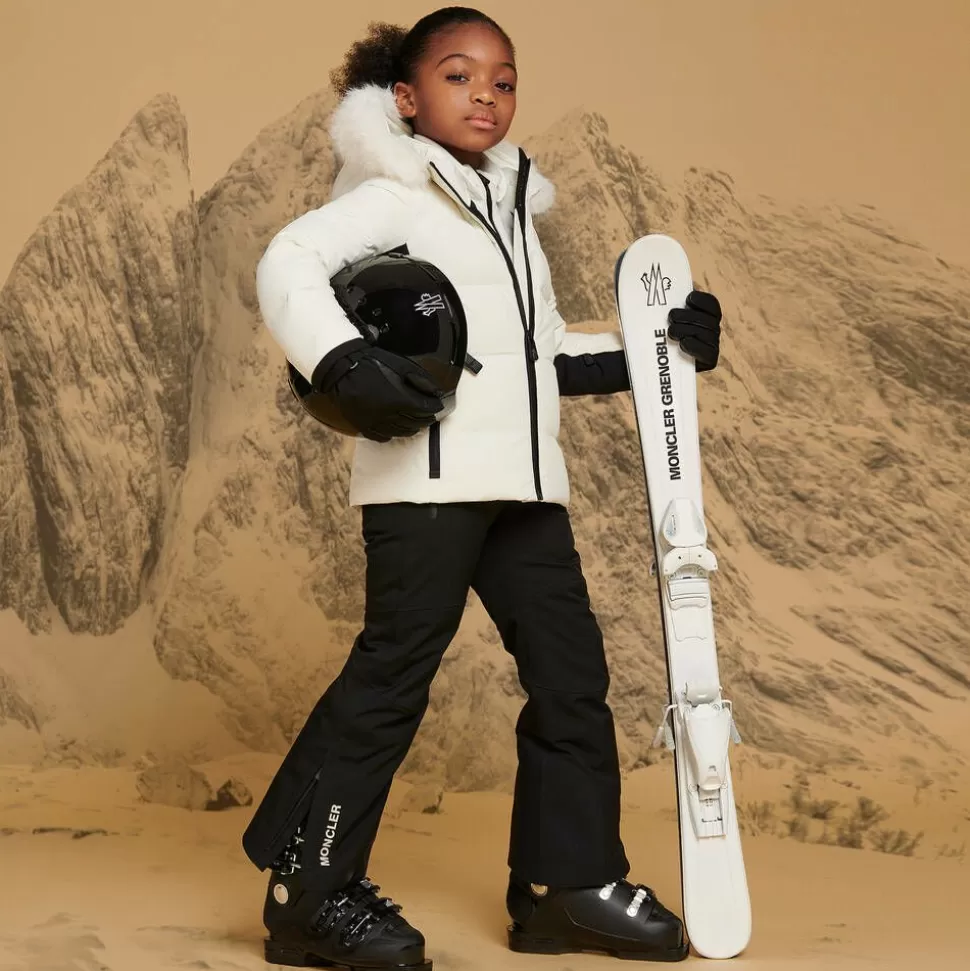 Moncler Enfant Girls Ivory New Guyane Ski Jacket^ Snowwear
