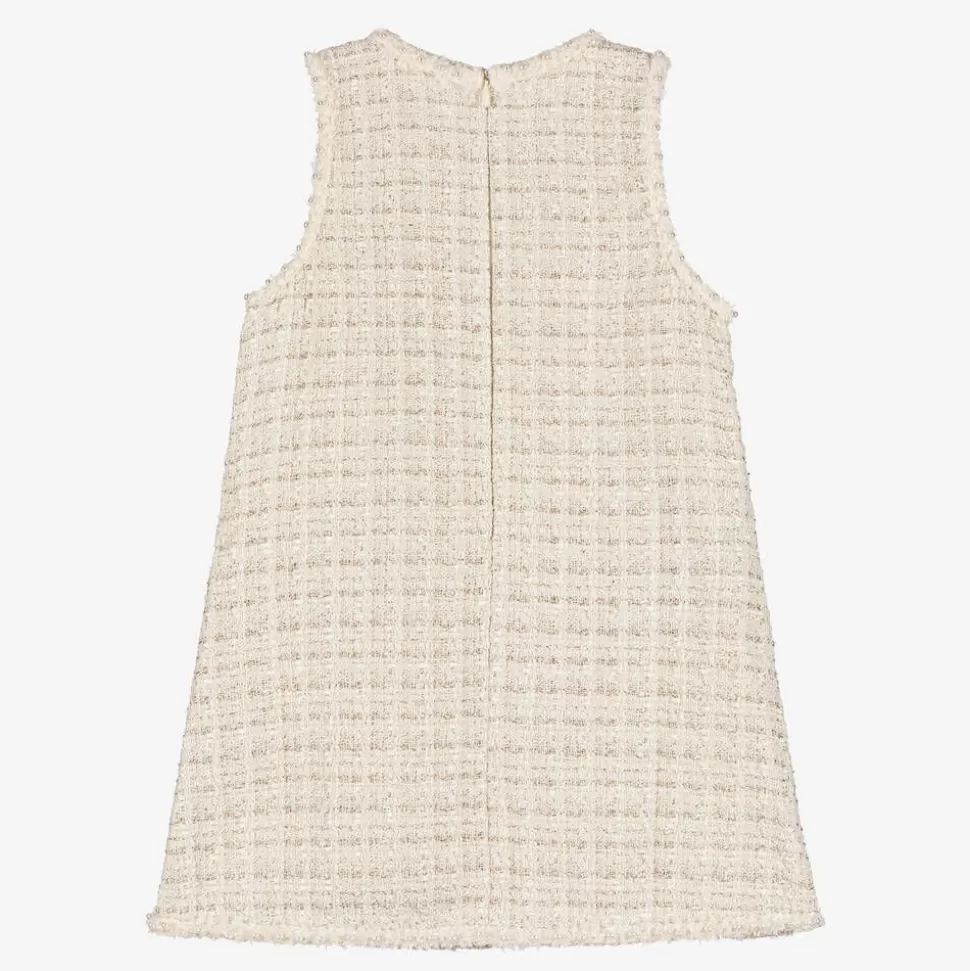 Tutu du Monde Girls Ivory Sparkly Tweed Dress^ Dresses