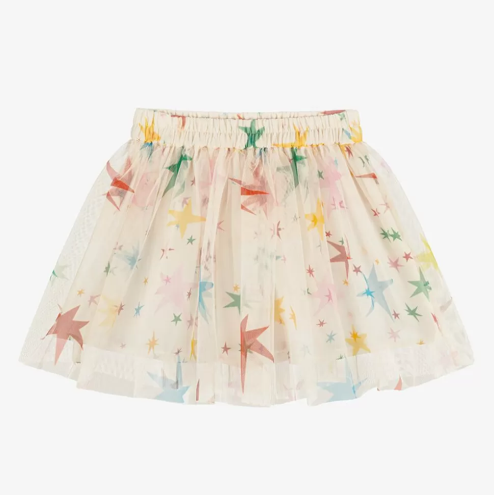 Stella McCartney Kids Girls Ivory Tulle Star Print Skirt^ Skirts