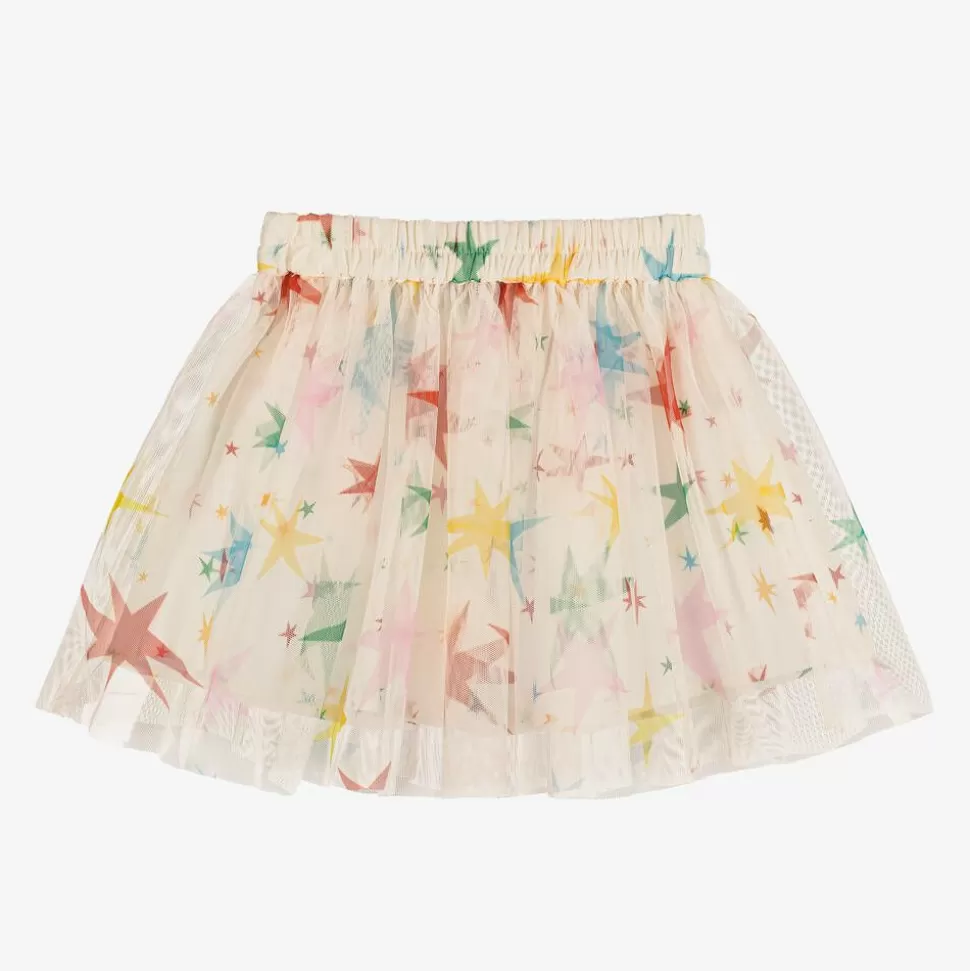 Stella McCartney Kids Girls Ivory Tulle Star Print Skirt^ Skirts