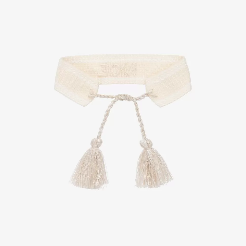 Stella Cove Girls Ivory Woven Tassel Bracelet^ Jewellery