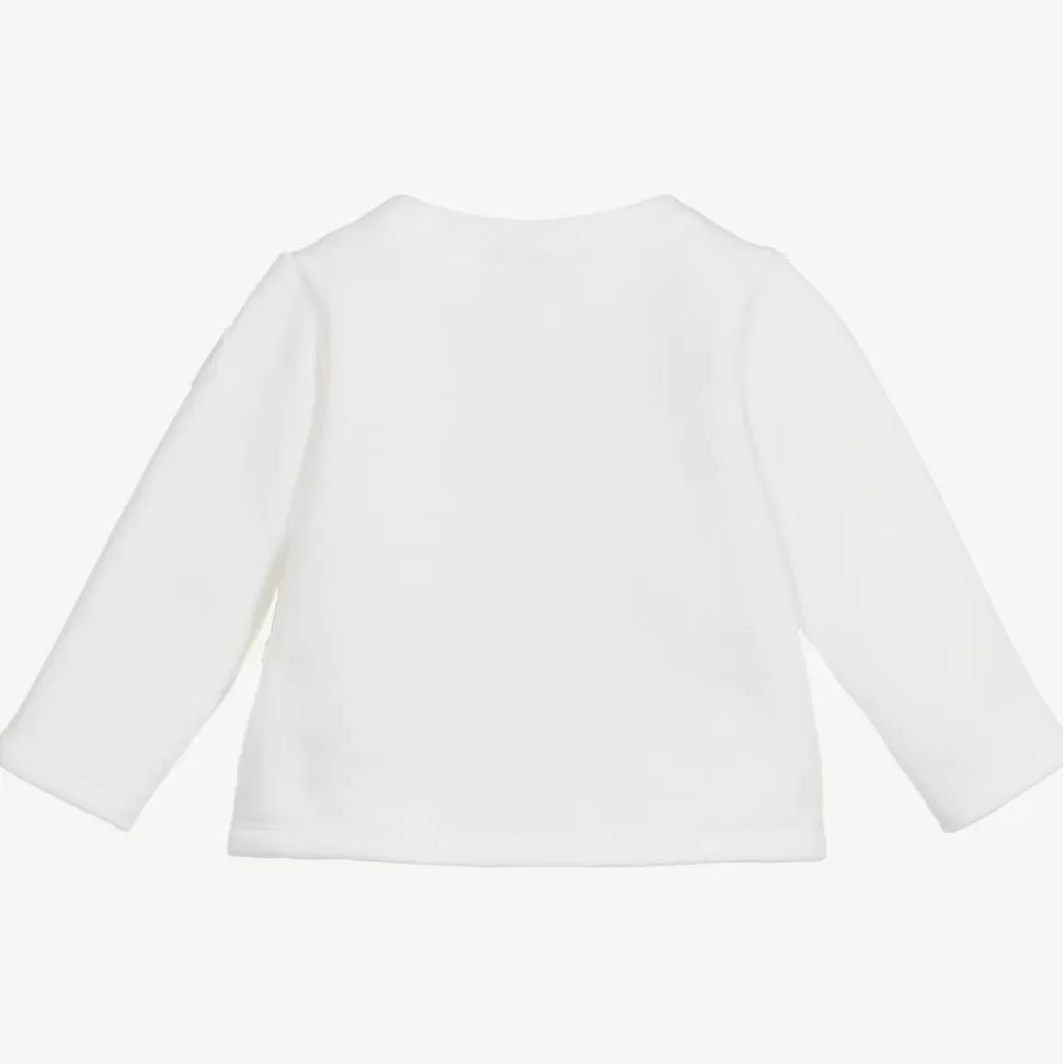 Moncler Enfant Girls Ivory Zip-Up Puffer Top^ Tops
