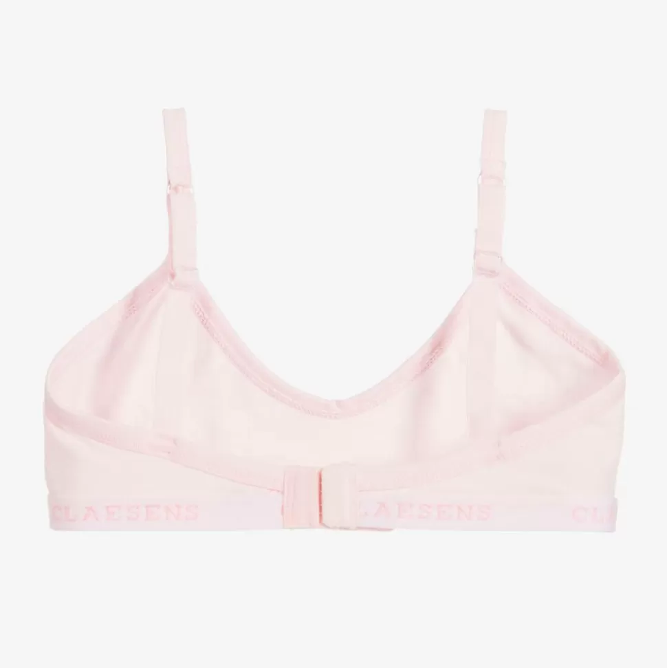 Claesens Girls Light Pink Cotton Jersey Bra^ Underwear
