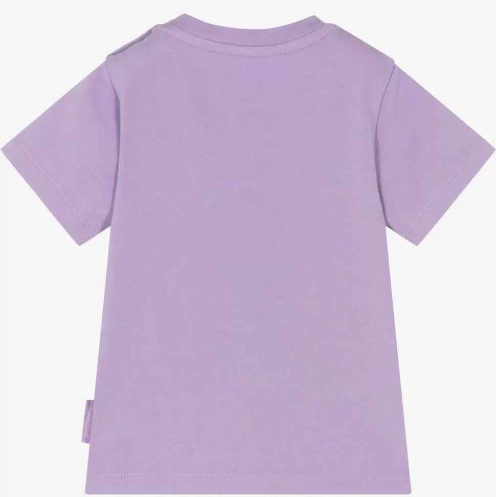 Moncler Enfant Girls Lilac Purple T-Shirt^ Tops