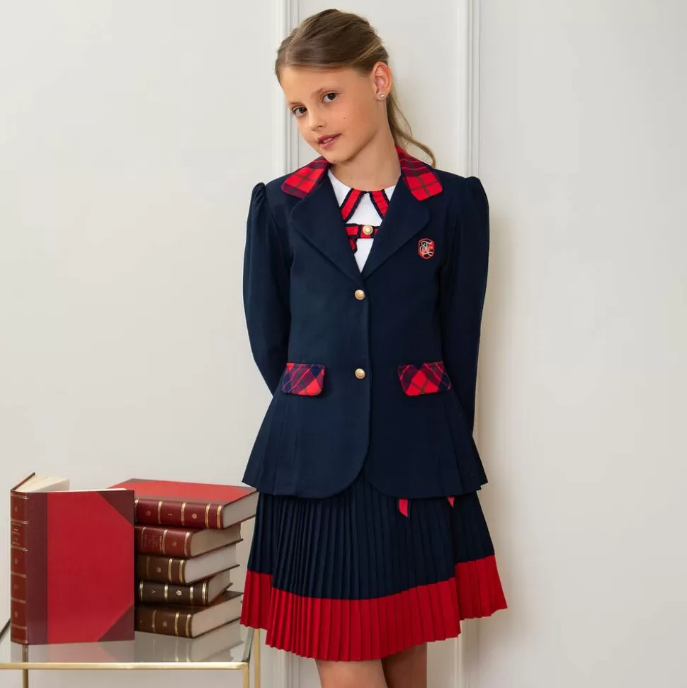 Patachou Girls Navy Blue Blazer^ Coats & Jackets