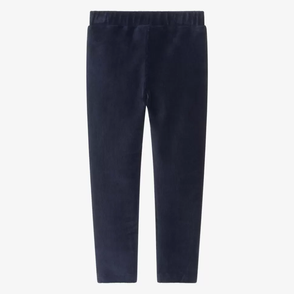 iDO Baby Girls Navy Blue Corduroy Jeggings^ Leggings