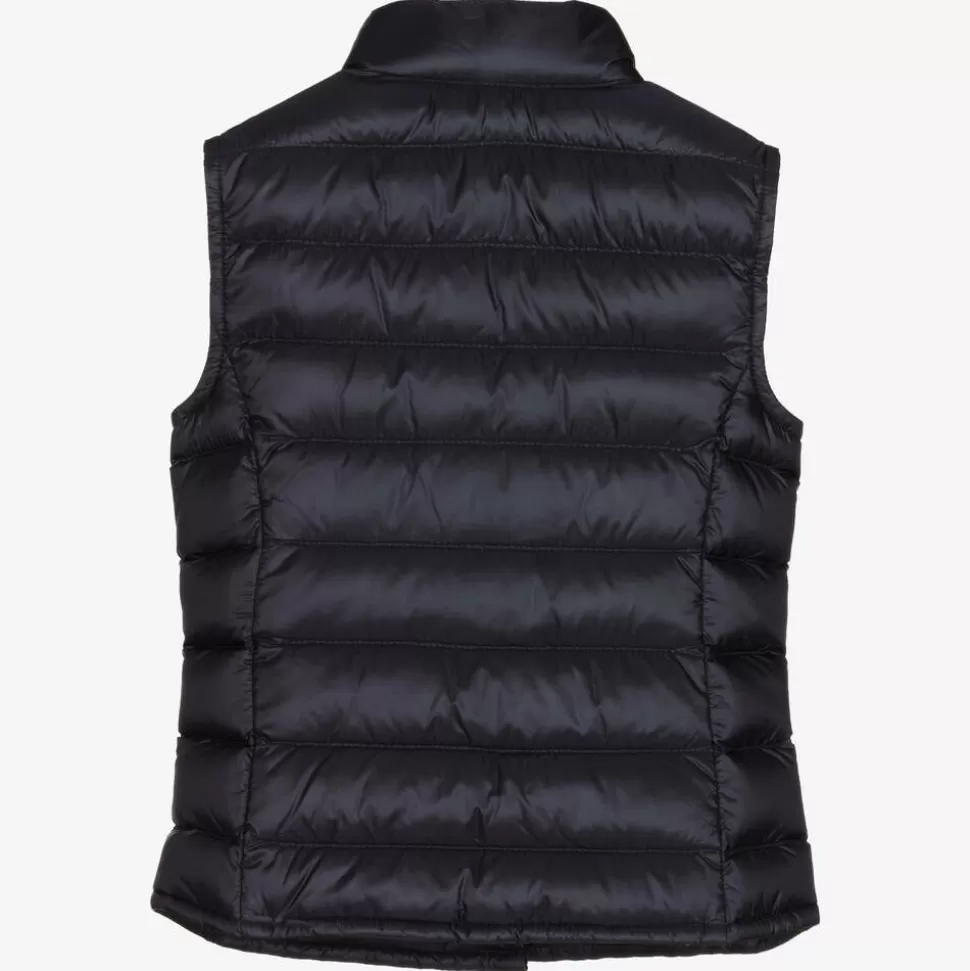 Moncler Enfant Girls Navy Blue Down Padded Liane Puffer Gilet^ Coats & Jackets