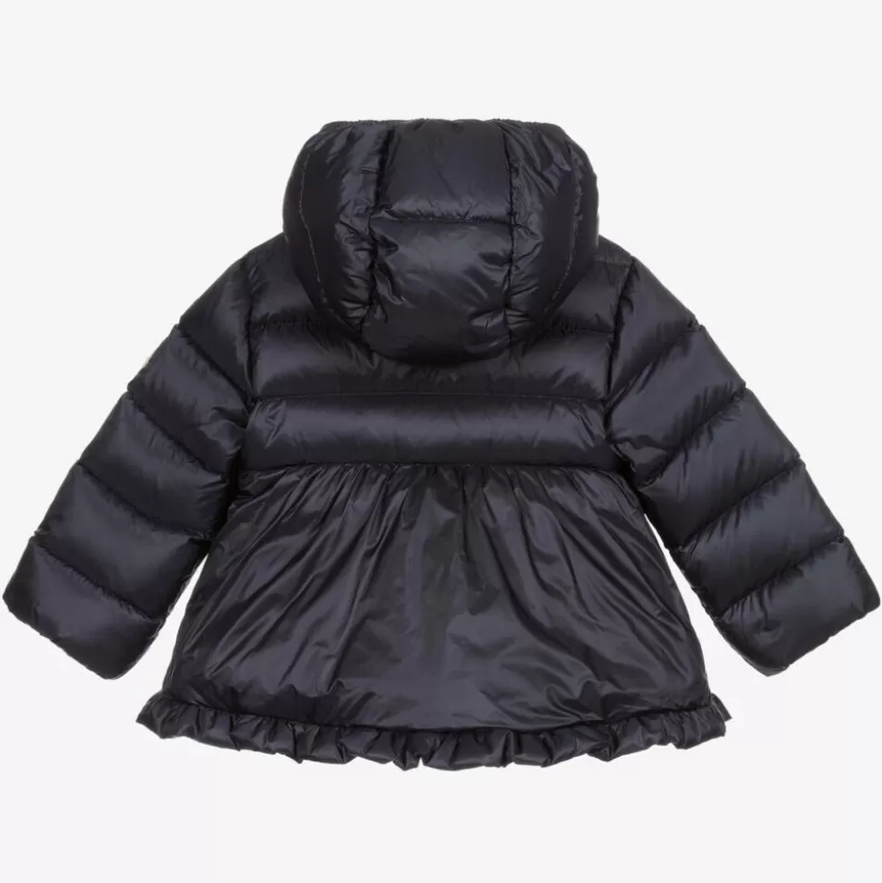 Moncler Enfant Girls Navy Blue Down Padded Odile Jacket^ Coats & Jackets
