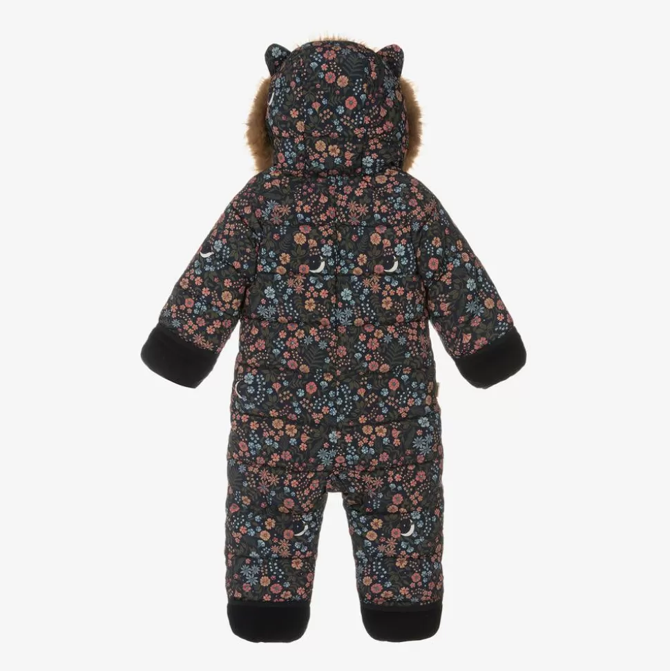 Töastie Girls Navy Blue Floral Snowsuit^ Snowwear | Snowwear