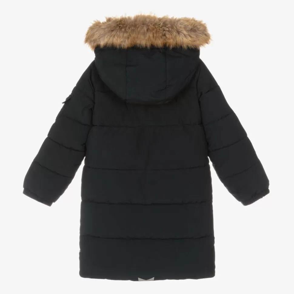 Töastie Girls Navy Blue Hooded Parka Coat^ Coats & Jackets