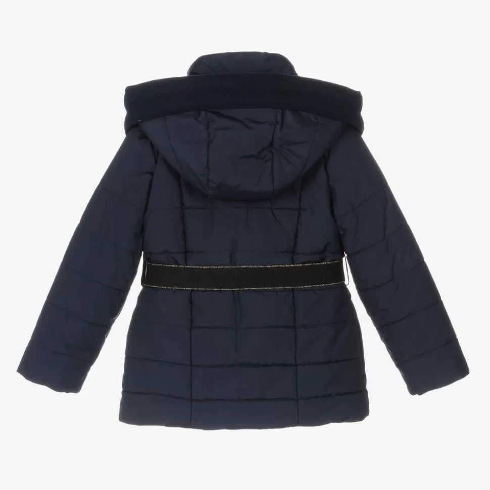 Lapin House Girls Navy Blue Hooded Puffer Coat^ Coats & Jackets