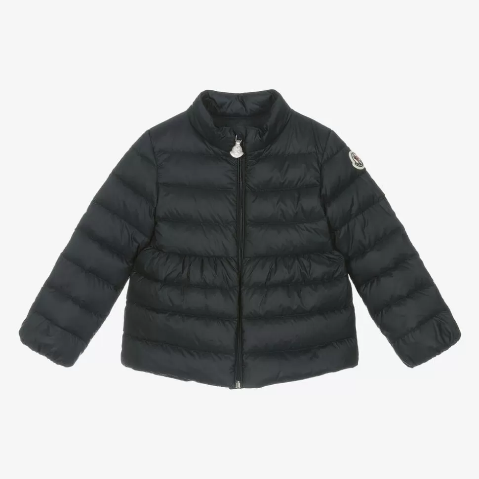 Moncler Enfant Girls Navy Blue Joelle Down Padded Jacket^ Coats & Jackets