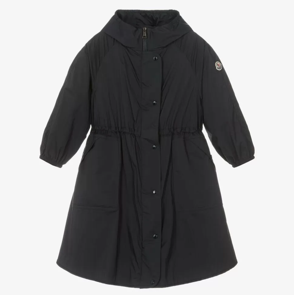 Moncler Enfant Girls Navy Blue Lins Coat^ Coats & Jackets