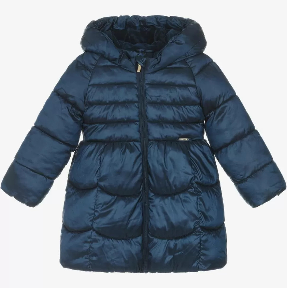 Mayoral Girls Navy Blue Puffer Coat^ Coats & Jackets