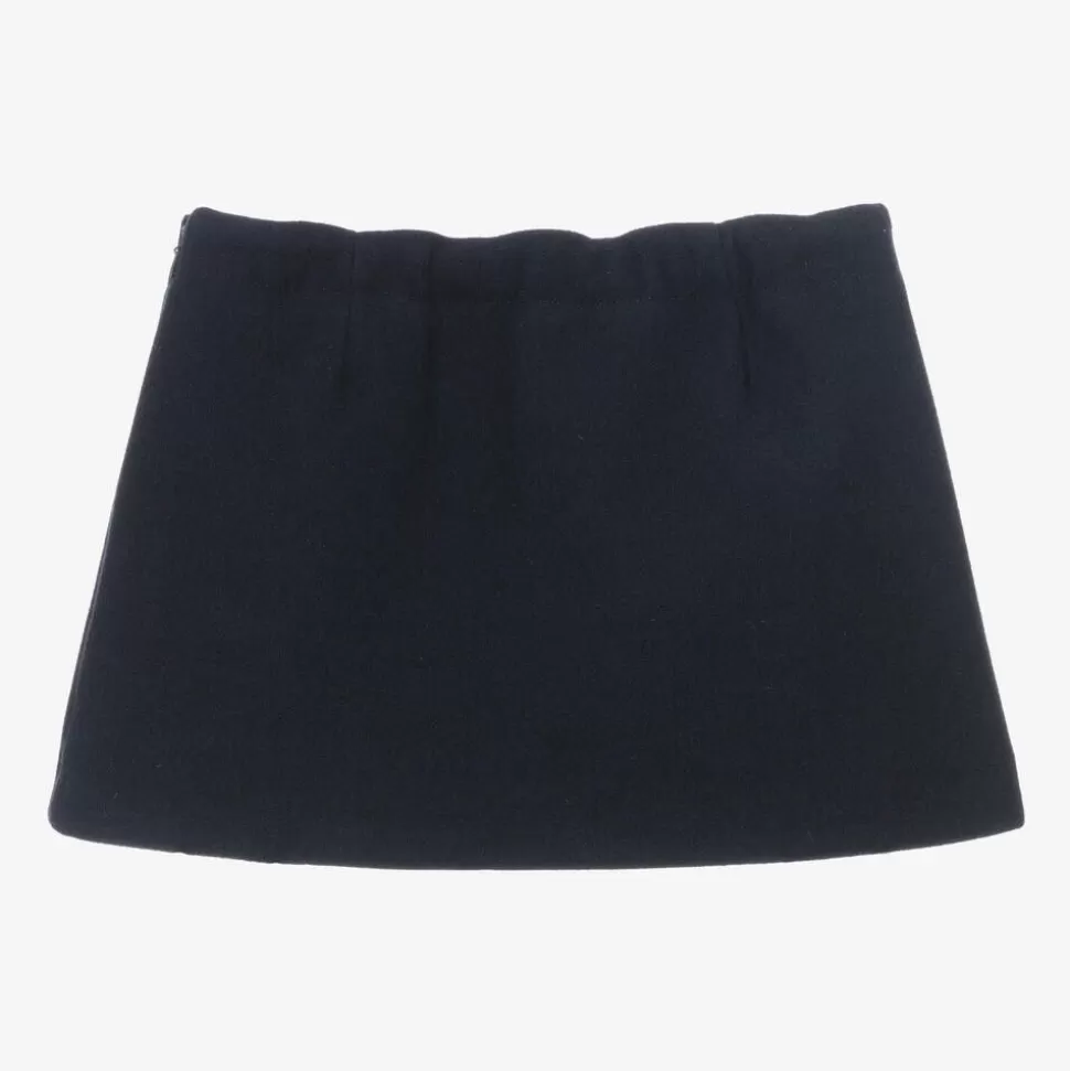 Il Gufo Girls Navy Blue Skirt^ Skirts