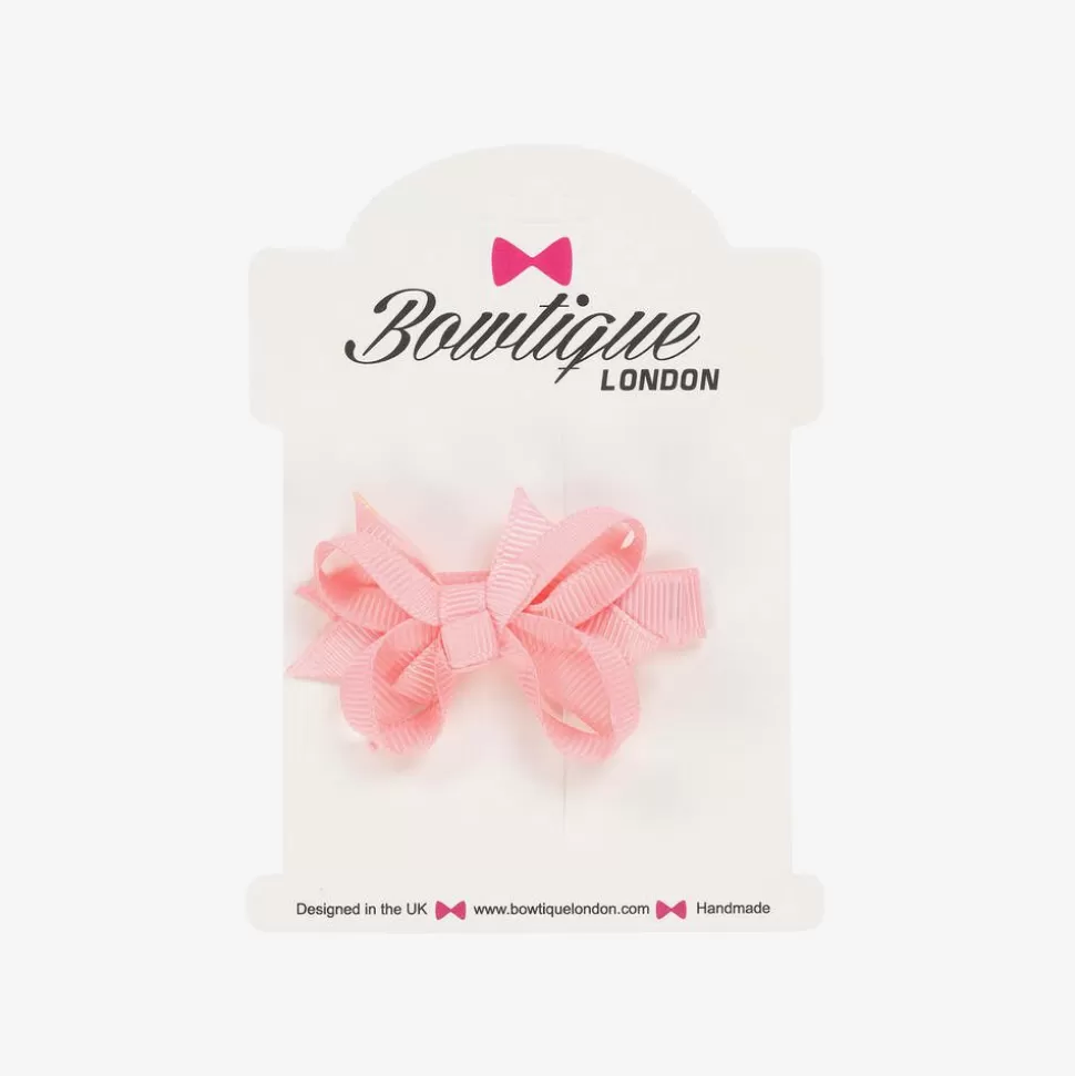 Bowtique London Girls Pale Pink Bow Hair Clip (4cm)^ Hair Accessories