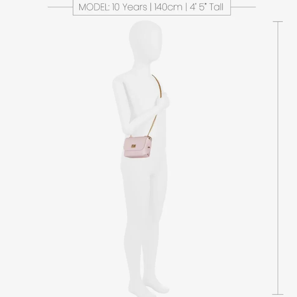 Zaccone Girls Pale Pink Shoulder Bag (14cm)^ Bags