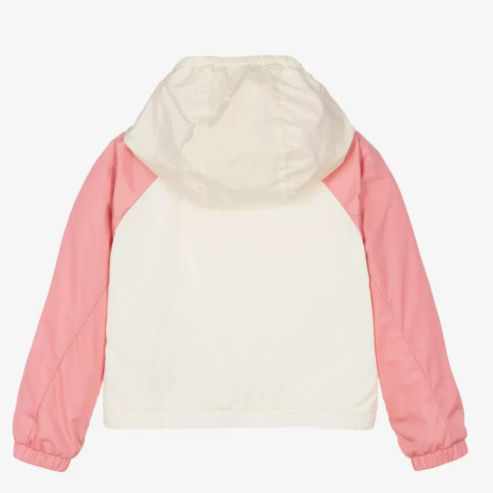 Moncler Enfant Girls Pink & Ivory Enabish Jacket^ Coats & Jackets