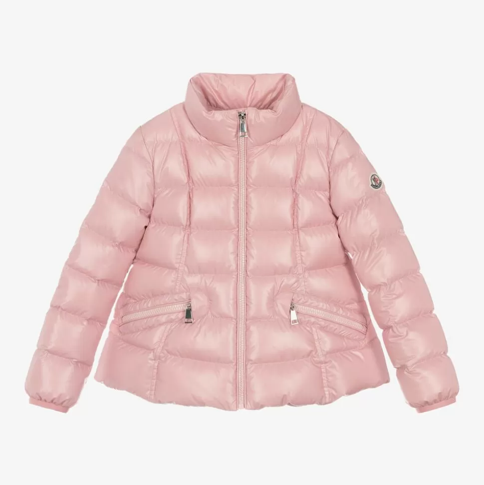 Moncler Enfant Girls Pink Ainay Down Puffer Jacket^ Coats & Jackets