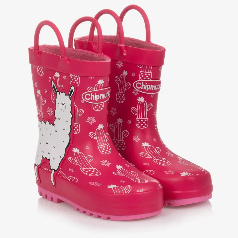 Chipmunks Girls Pink Alpaca Rain Boots^ Rain Boots | Rain Boots