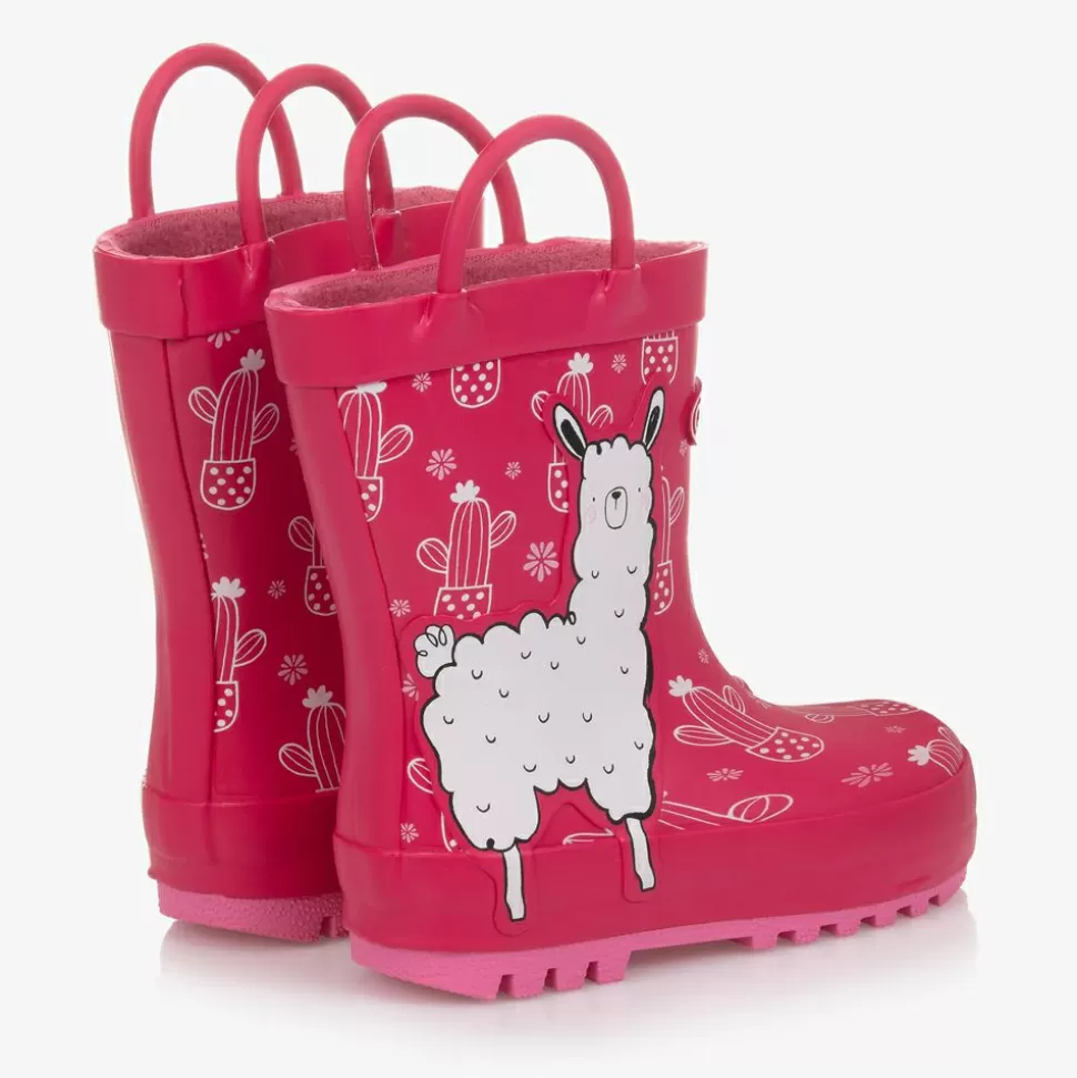 Chipmunks Girls Pink Alpaca Rain Boots^ Rain Boots | Rain Boots