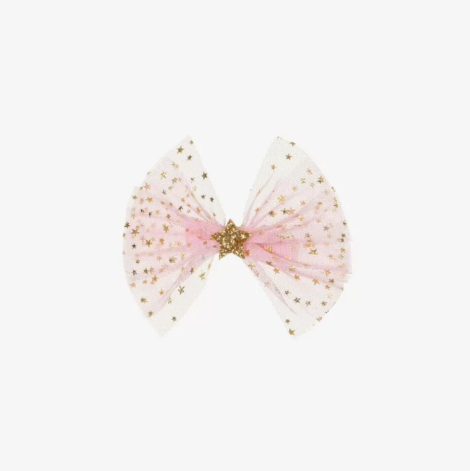 Bowtique London Girls Pink & Gold Hair Clip (10cm)^ Hair Accessories