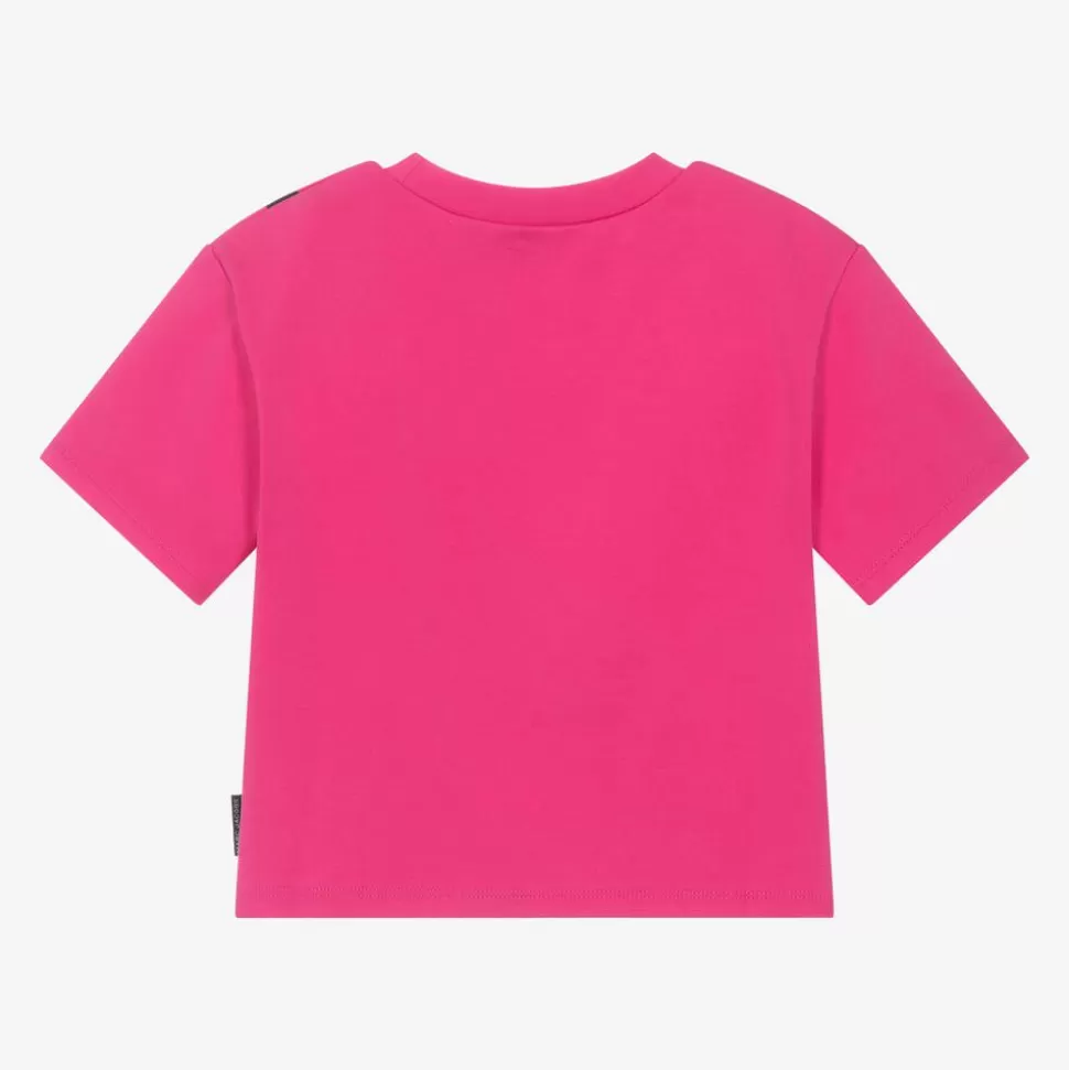 MARC JACOBS Girls Pink Bag Print Cotton T-Shirt^ Tops