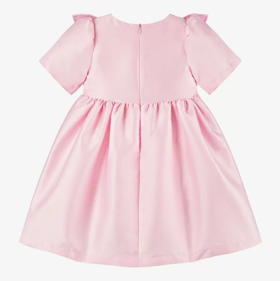 Mama Luma Girls Pink Bow Dress^ Dresses