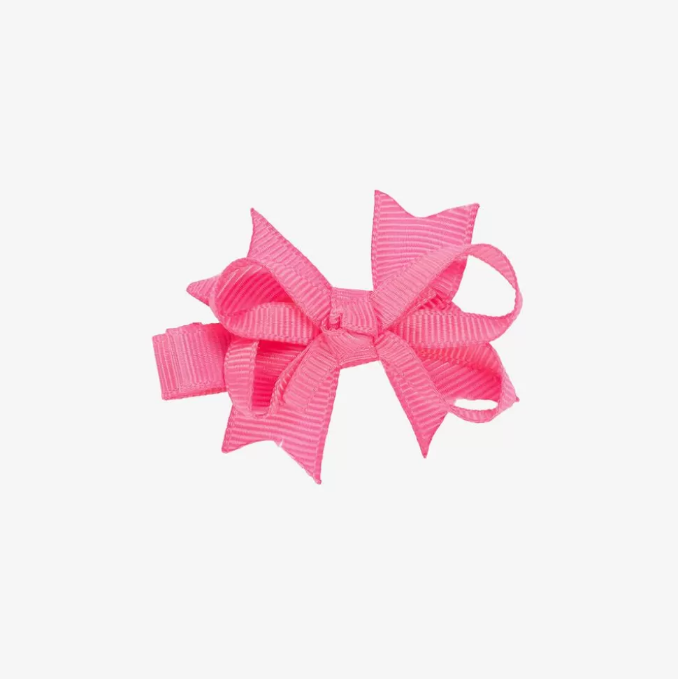 Bowtique London Girls Pink Bow Hair Clip (4cm)^ Hair Accessories