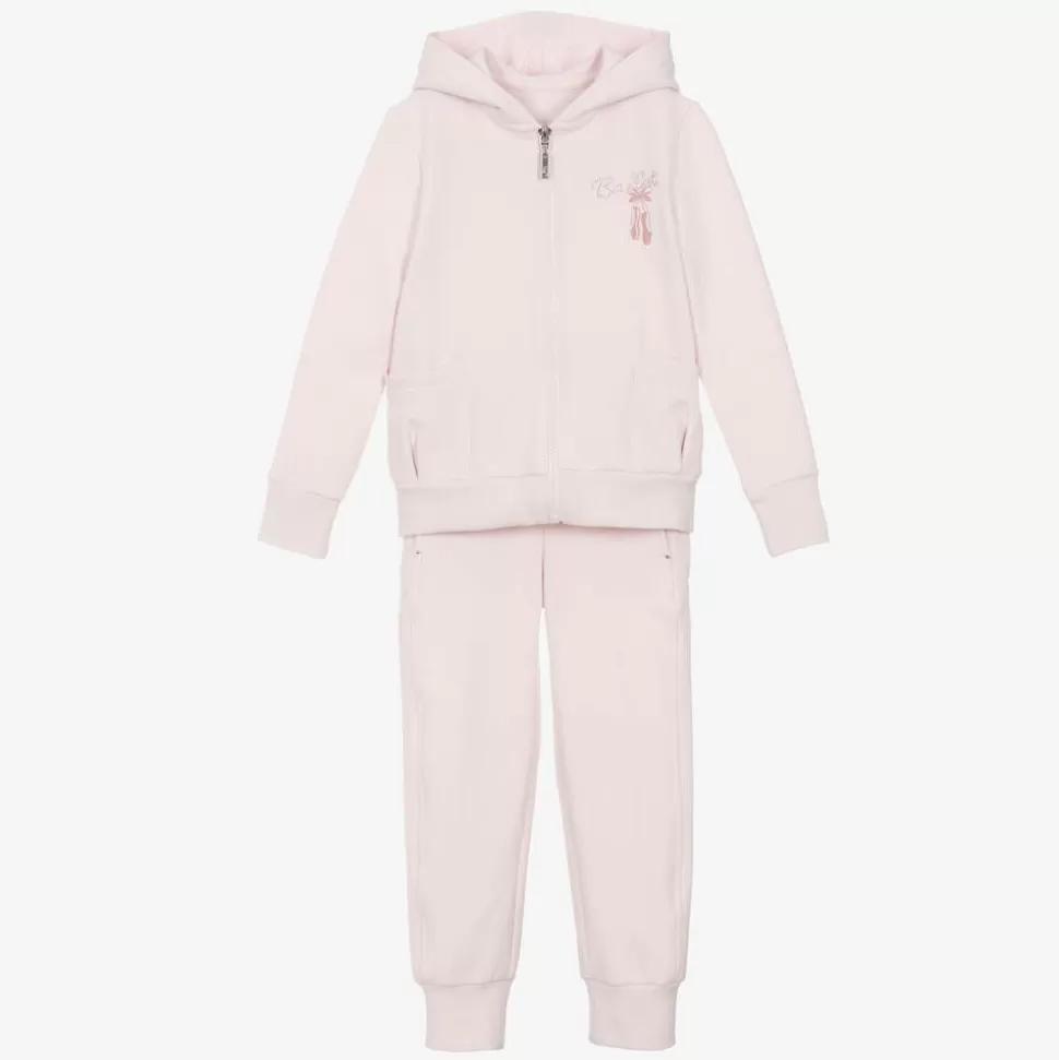 Lapin House Girls Pink Cotton Ballet Shoes Tracksuit^ Tracksuits