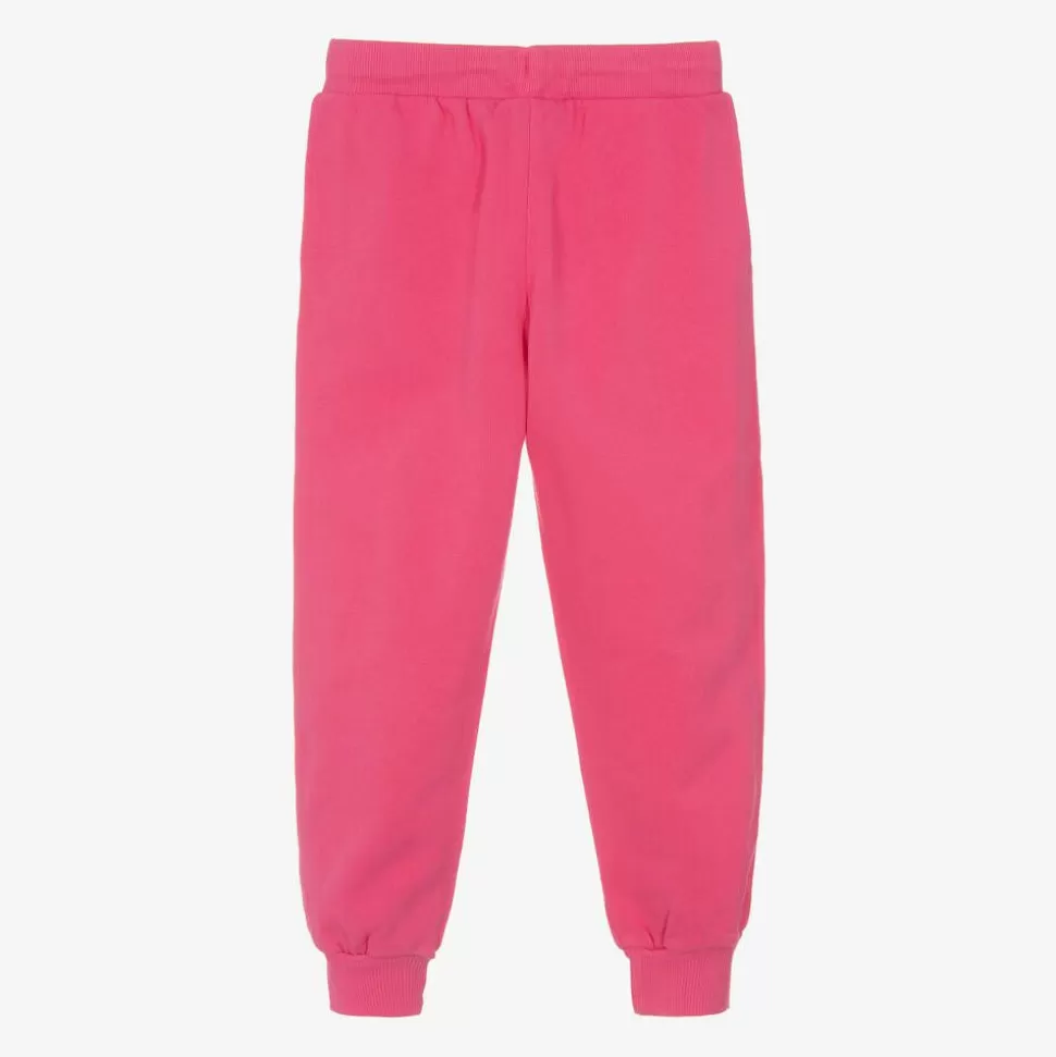Mini Rodini Girls Pink Cotton Dog Print Joggers^ Trousers
