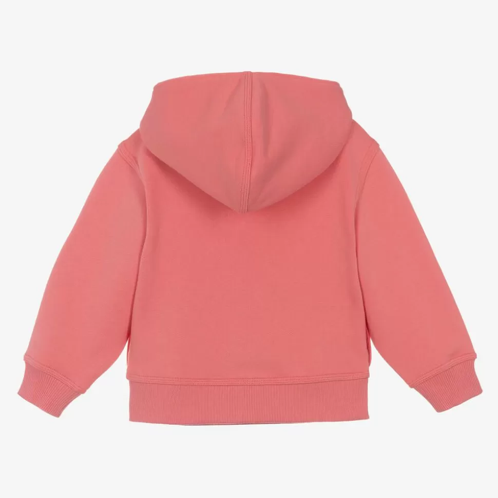 Burberry Girls Pink Cotton Hoodie^ Tops