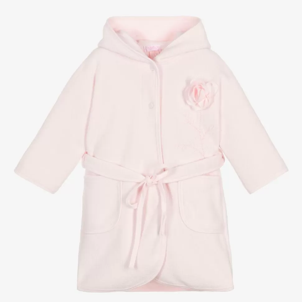 Sofija Girls Pink Cotton Towelling Bathrobe^ Towels & Robes | Towels & Robes