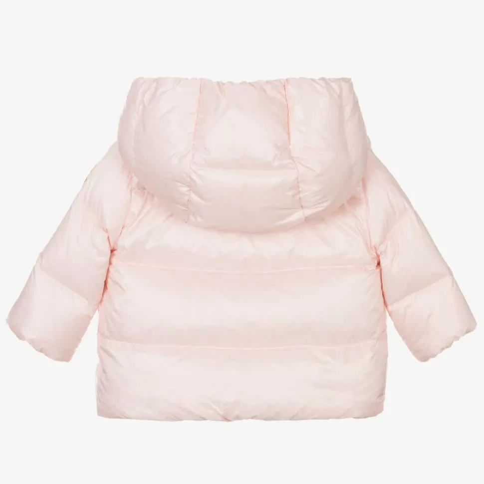 Moncler Enfant Girls Pink Down Padded Natas Jacket^ Coats & Jackets
