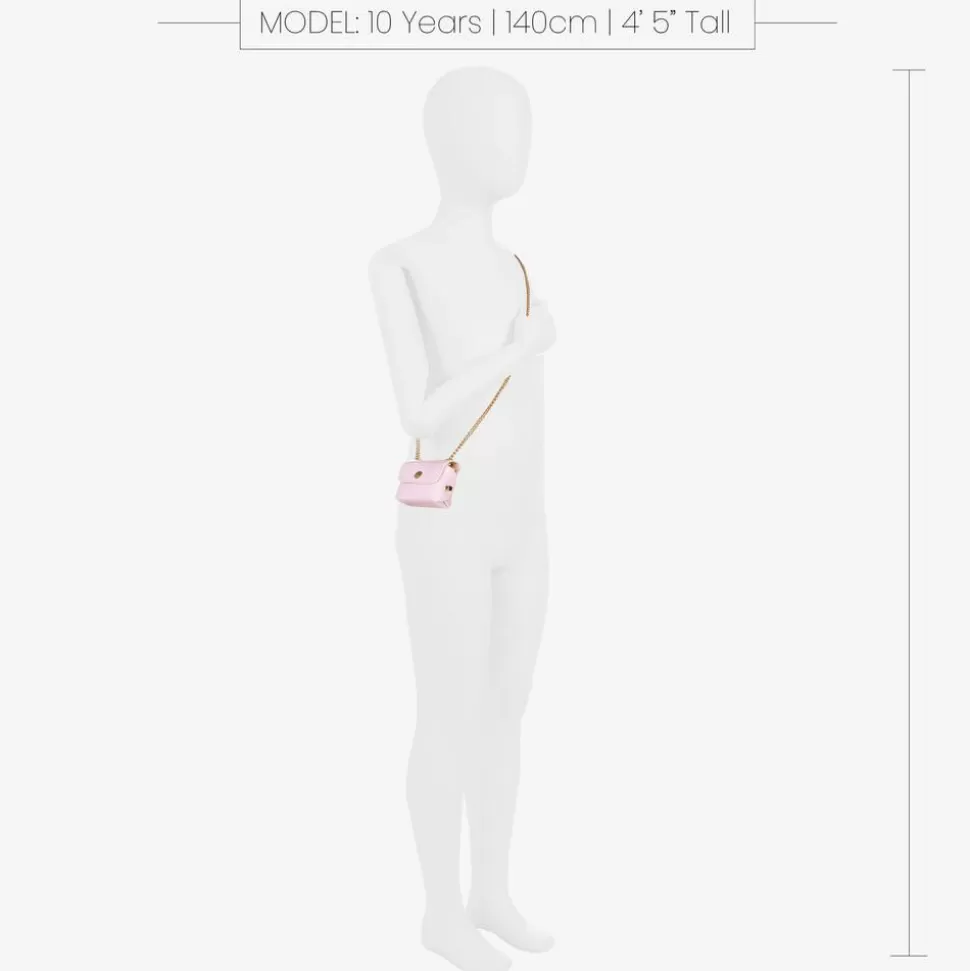 Zaccone Girls Pink Faux Leather Mini Bag (8cm)^ Bags
