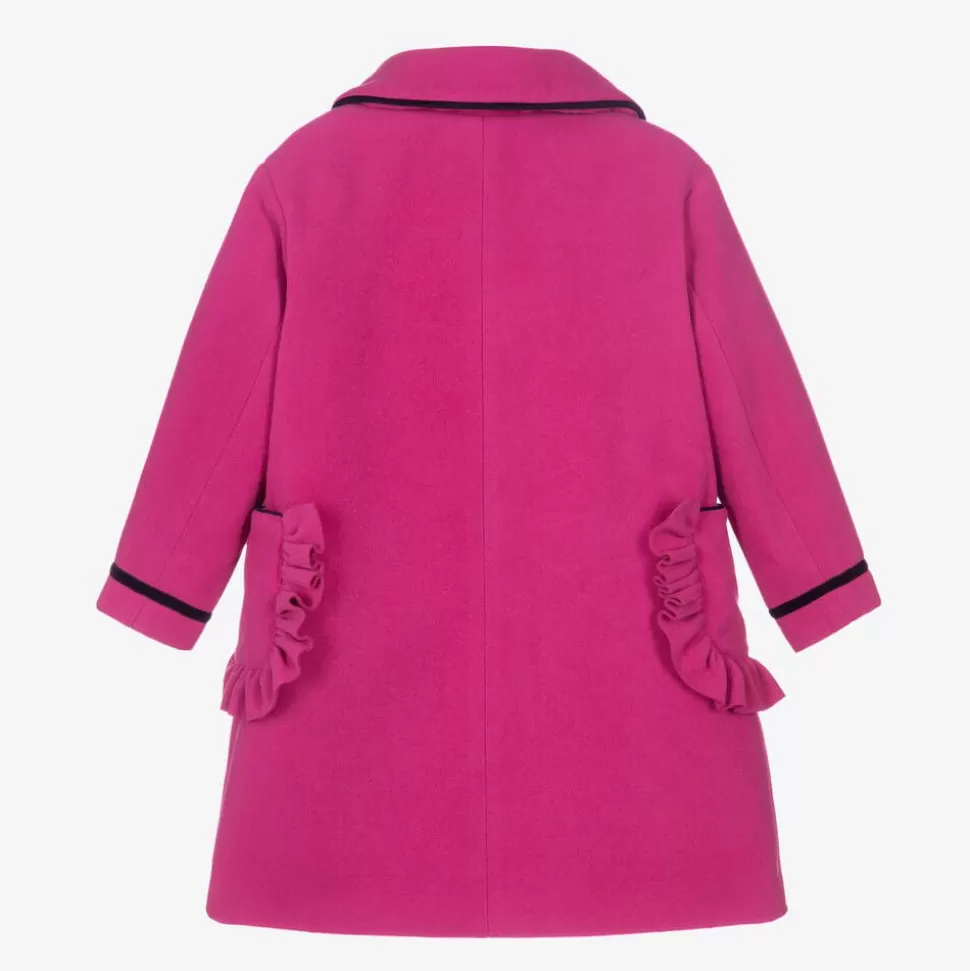 Piccola Speranza Girls Pink Felted Wool Coat^ Coats & Jackets