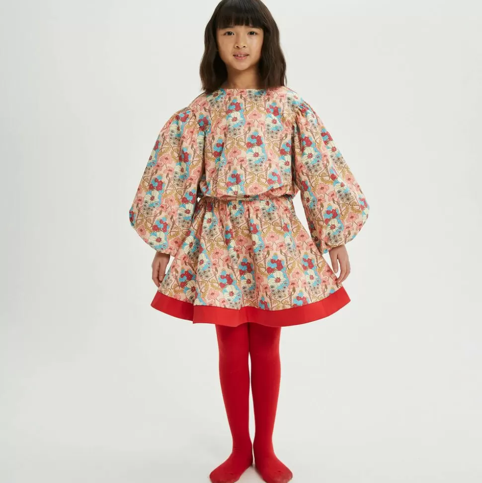The Middle Daughter Girls Pink Floral Cotton Blouse^ Tops
