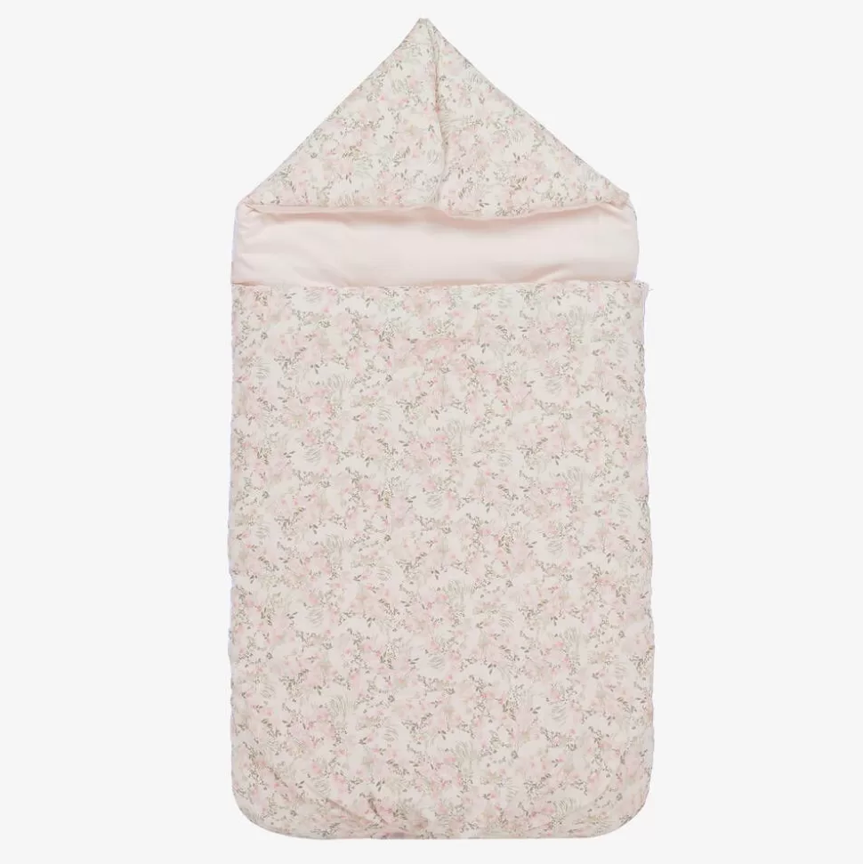 Tartine et Chocolat Girls Pink Floral Needlecord Nest (81cm)^ Nests