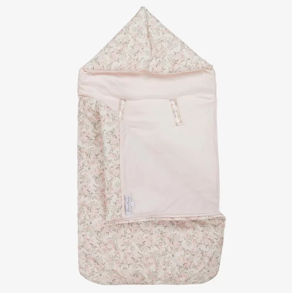 Tartine et Chocolat Girls Pink Floral Needlecord Nest (81cm)^ Nests