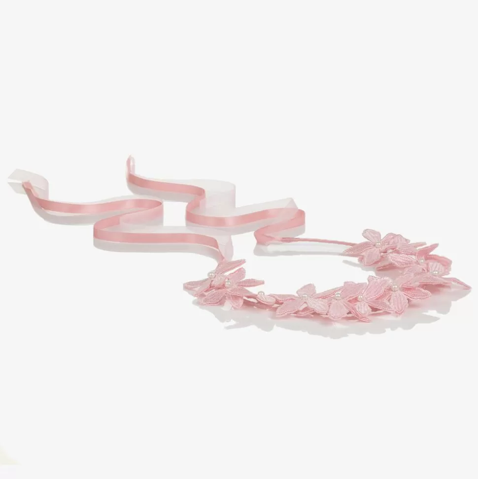 Sienna Likes To Party Girls Pink Flower Garland^ Hair Accessories