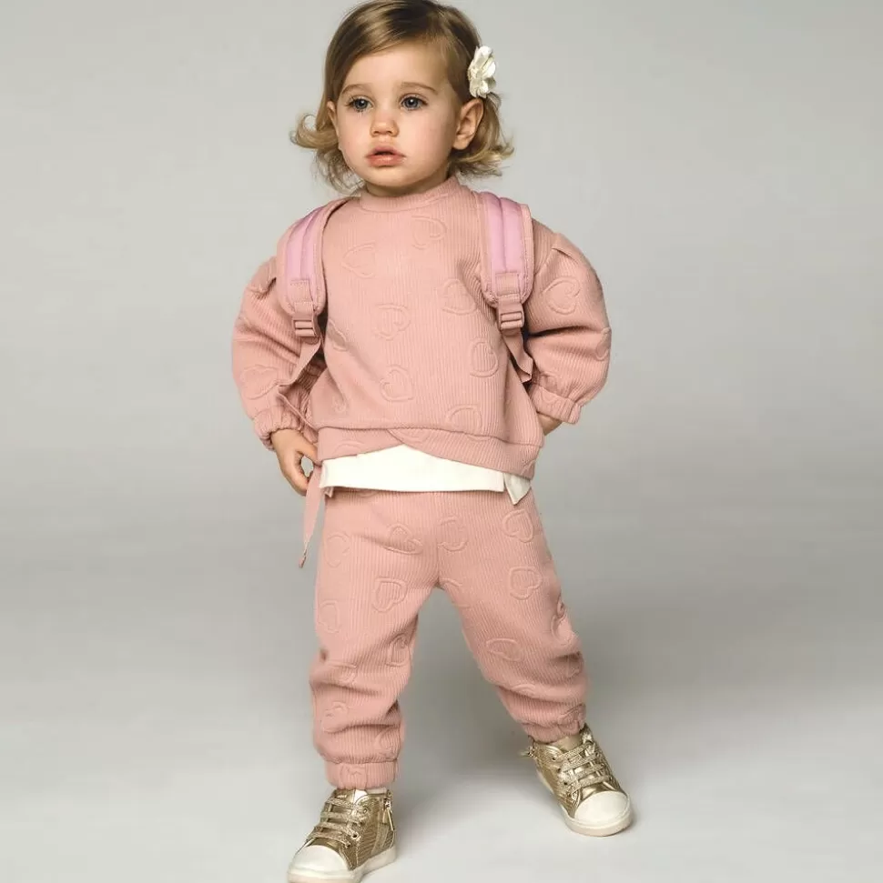 Mayoral Girls Pink Hearts Tracksuit^ Tracksuits