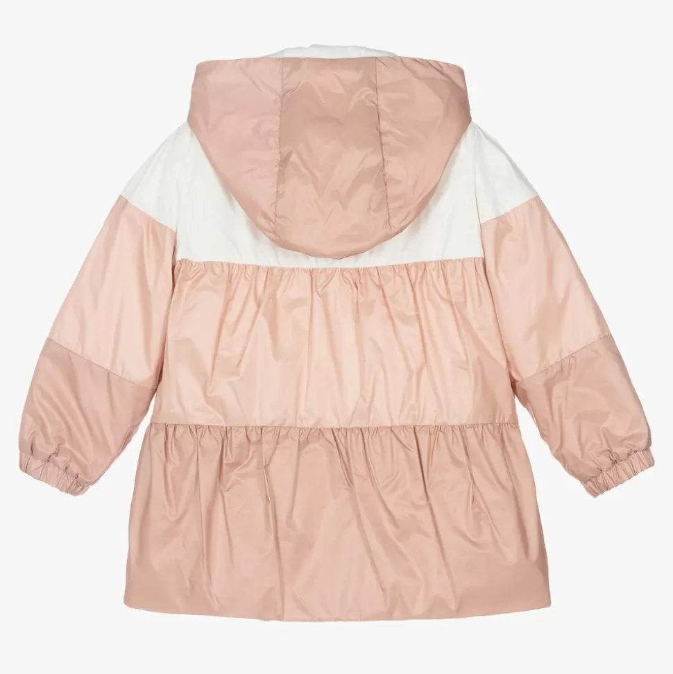 Moncler Enfant Girls Pink Hooded Jacket^ Coats & Jackets