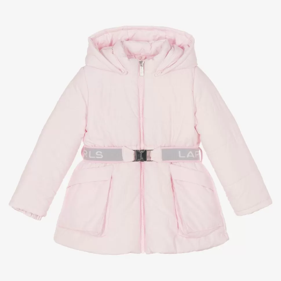 Lapin House Girls Pink Hooded Puffer Coat^ Coats & Jackets