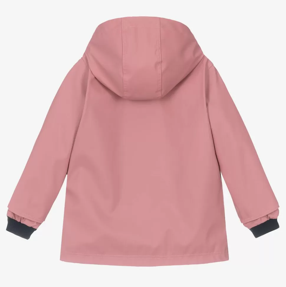 Petit Bateau Girls Pink Hooded Raincoat^ Coats & Jackets