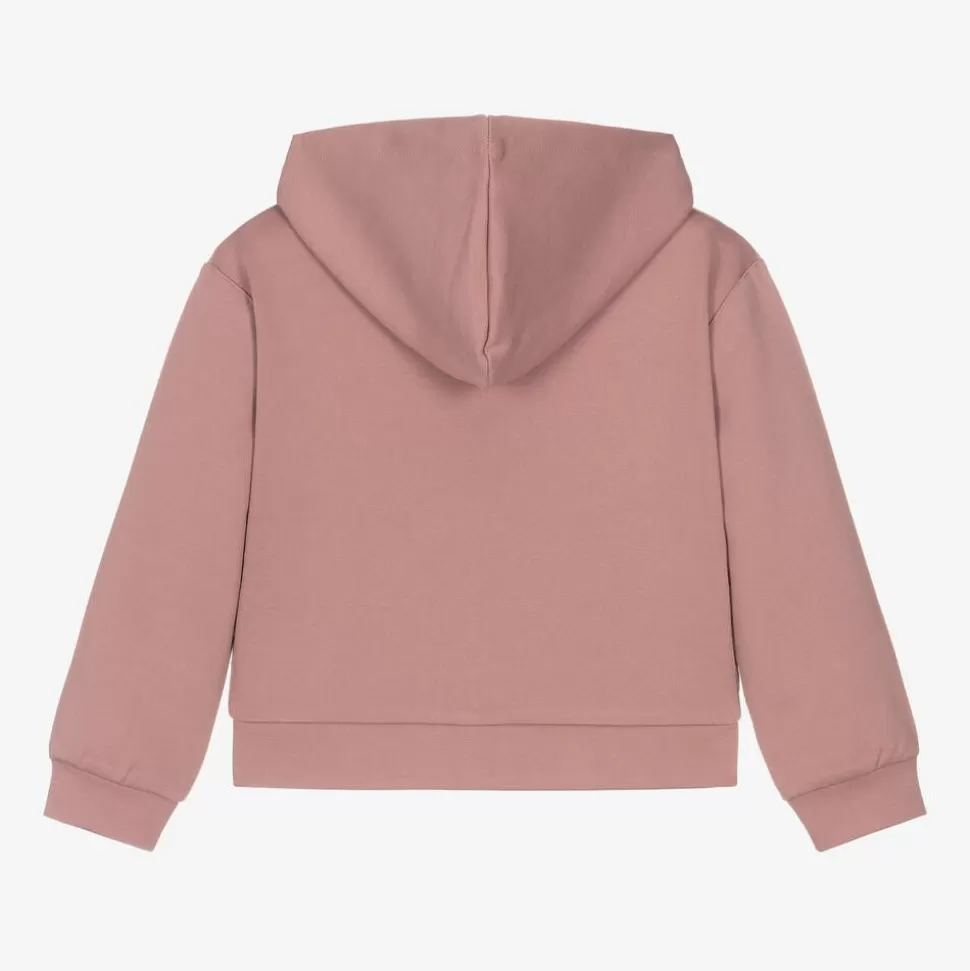 Mayoral Girls Pink Hooded Zip-Up Top^ Tops