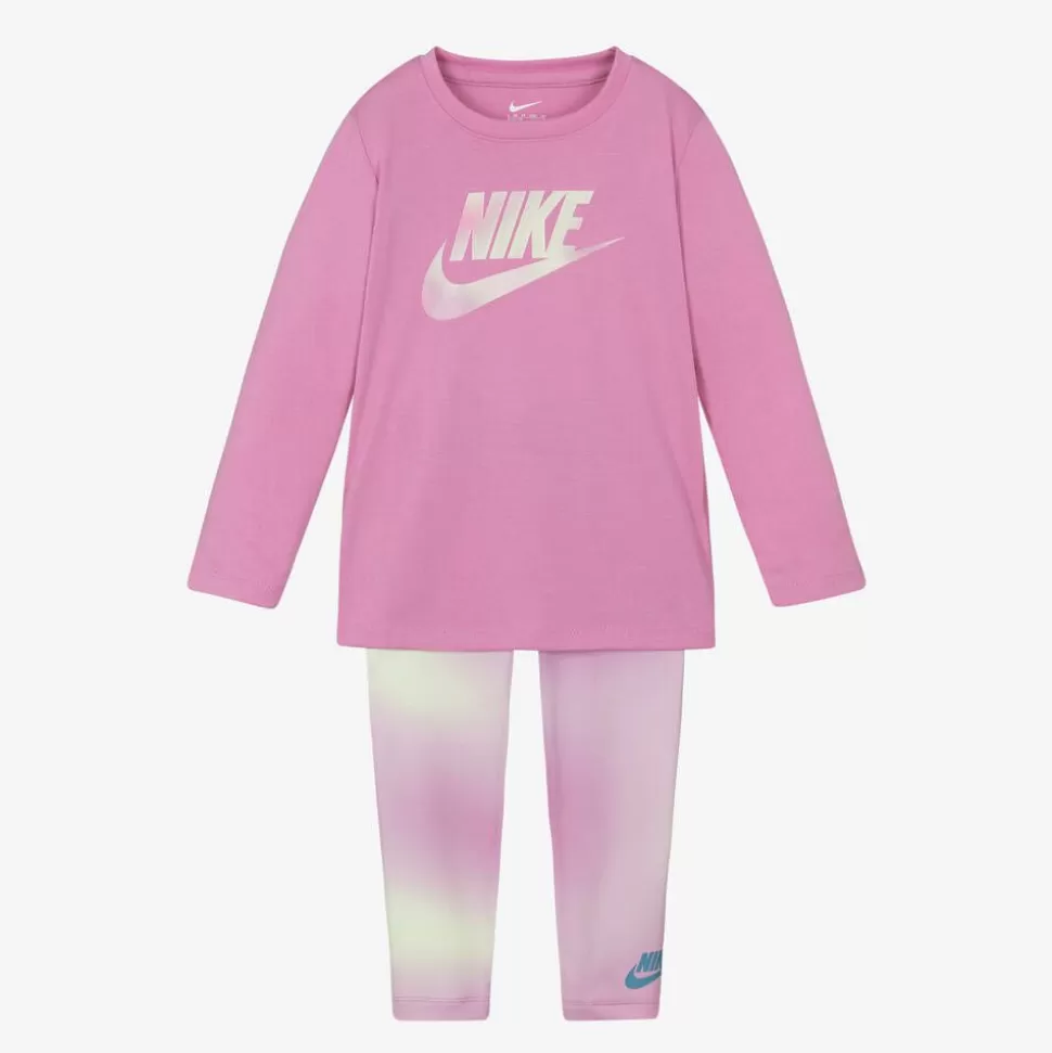 Nike Girls Pink Leggings Set^ Activewear