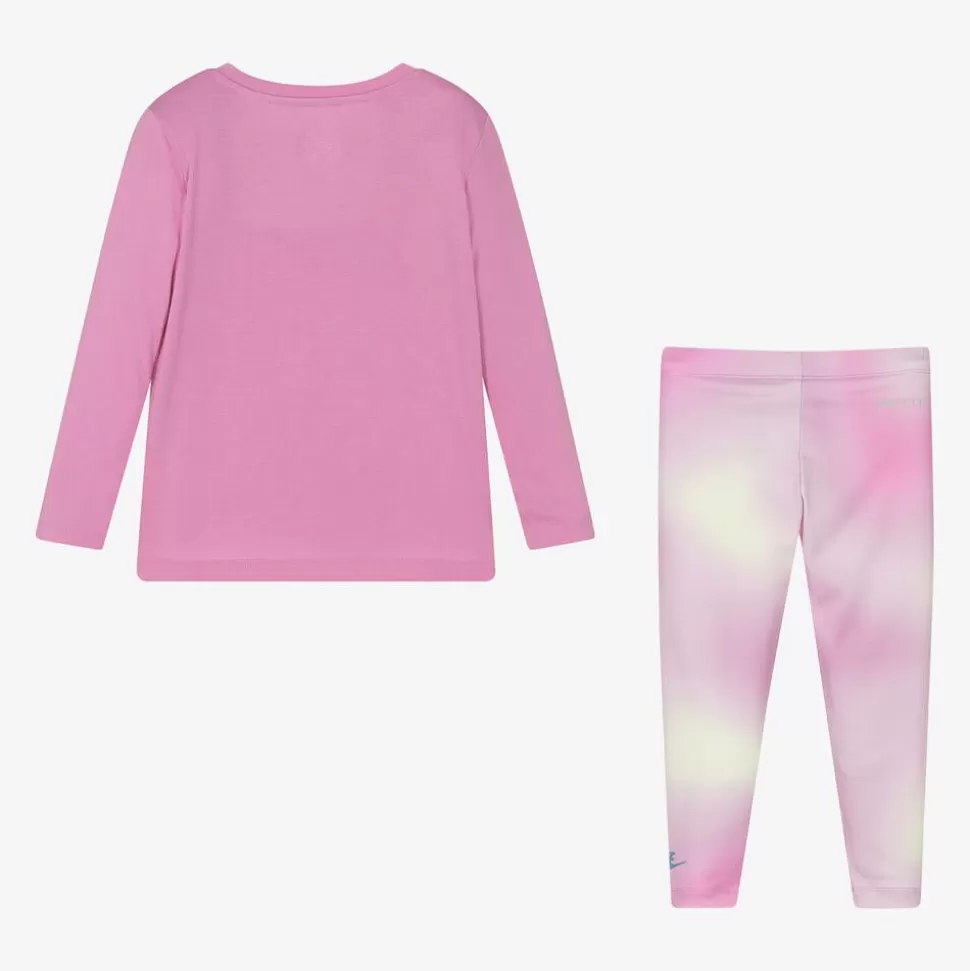 Nike Girls Pink Leggings Set^ Activewear